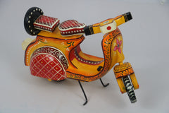 Hand-Painted Scooter Bike Showpiece – GI Tagged Craft from Varanasi
