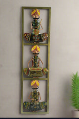 Iron Rajasthan Sardar Musician Wall Hang