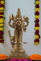 Panchaloha Lord Subrahmanya (Murugan) Idol – The Divine Shanmugan Swamy