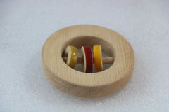 Rattle for Kids Non-Toxic Colors Wooden Lacquerware&toys