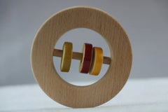Rattle for Kids Non-Toxic Colors Wooden Lacquerware&toys