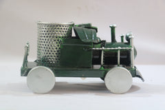 Iron Hand Painted Train Pen Stand