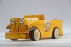 Channapatna Wooden Sedan Toy Car – Handcrafted Elegance