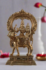 Panchaloha Pradosha Moorthy – Lord Shiva with Divine Grace Karthick's metal art