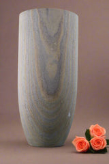 Polished Pink Marble Vase for Fresh or Dried Flowers Single