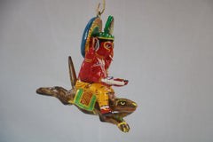 Decorative Wooden Ganesh Hanging – Handmade Spiritual Wall Accent