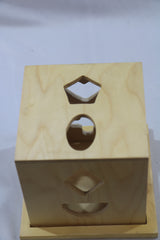 Shapes Sorting Game in a Box – Montessori-Inspired Learning Toy