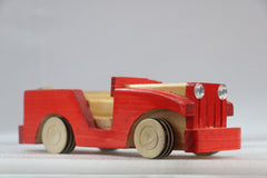 Channapatna Wooden Sedan Toy Car – Handcrafted Elegance