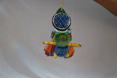 Handcrafted Flying Karthikeya Wall Hanging – Divine Peacock Ride Balaji varanasi