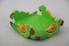 Wooden Coaster Set with Hand-Painted Designs – Home & Kitchen Balaji varanasi