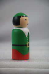 Handcrafted Frozen Prince Peg Doll – Non-Toxic & Durable