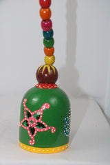 Wooden Hand-Painted Lamp – Unique Home & Office Decor