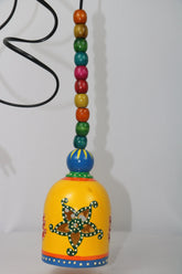 Wooden Hand-Painted Lamp – Unique Home & Office Decor Balaji varanasi