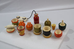 Handcrafted Kitchen Toys Set – Vibrant Non-Toxic Paint