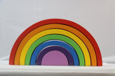 Colorful Wooden Rainbow Toy – Montessori-Inspired & Non-Toxic