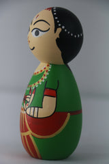 Hand-Painted Wooden Kathakali Dolls – Traditional Artistry
