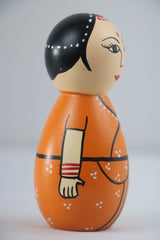 Authentic Hand-Painted Traditional Women Doll – Safe & Colorful