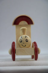 Channapatna Wooden Toy Train – Classic Handmade Kids’ Toy SRI_SURYADAYA_CHENNAPATNAM