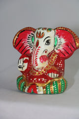 Hand-Painted Metal Ganesh Statue | Decorative Hindu Deity Figurine