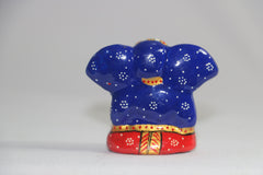 Hand-Painted Metal Ganesh Statue | Decorative Hindu Deity Figurine maruthi handicrafts