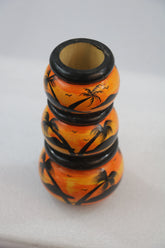 Authentic Channapatna 3-Pot Set – Colorful Handcrafted Decorative