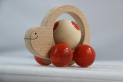 Handcrafted Snail with Ball Toy – Eco-Friendly Non-Toxic Paint