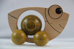 Fish Roller Toy – Handpainted with Safe Non-Toxic Colors