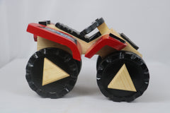 Channapatna Wooden Racing Car – Traditional Mud Racer Toy