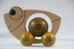 Fish Roller Toy – Handpainted with Safe Non-Toxic Colors