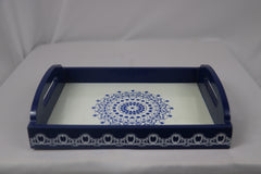 Channapatna Wooden Tray – Handcrafted & Hand-Painted Art