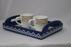 Channapatna Wooden Tray – Handcrafted & Hand-Painted Art