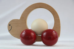 Handcrafted Snail with Ball Toy – Eco-Friendly Non-Toxic Paint BHARAT HANDICRAFTS