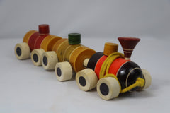 Channapatna Wooden Toy Train – Classic Handmade Kids’ Toy