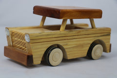 Channapatna Wooden Sedan Toy Car – Handcrafted Elegance