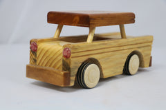 Channapatna Wooden Sedan Toy Car – Handcrafted Elegance