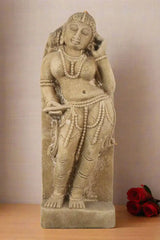 Adornment of the Divine - The Silent Elegance of an Apsara Sand Stone