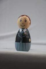 Handcrafted Boy Peg Dolls – Safe Non-Toxic Colors