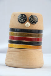 Hand Painted Owl Tea Coaster – Unique Artistic Design