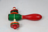 Channapatna Wooden Plate Rattle – Colorful Sound Toy for Kids SRI_SURYADAYA_CHENNAPATNAM