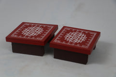 Channapatna Wooden Pooja Stand – Handcrafted & Hand-Painted Design