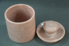 Handcrafted Marble Container – Stylish Storage Jar Marble Soft Stone