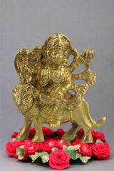 Handcrafted Brass Durga Maa Idol – Symbol of Strength and Courage