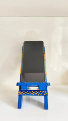 Handcrafted Wooden Mobile Stand | Colorful Hand-Painted Design maruthi handicrafts