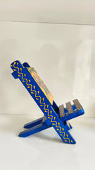 Handcrafted Wooden Mobile Stand | Colorful Hand-Painted Design maruthi handicrafts