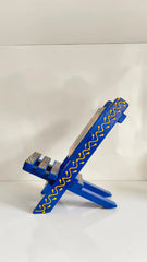 Handcrafted Wooden Mobile Stand | Colorful Hand-Painted Design maruthi handicrafts