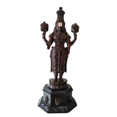 Devotional Rosewood Balaji Sculpture – Symbol of Protection & Prosperity