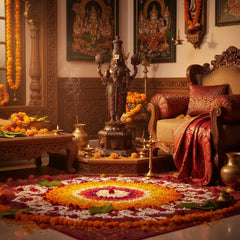 Devotional Rosewood Balaji Sculpture – Symbol of Protection & Prosperity Wooden Sculpture
