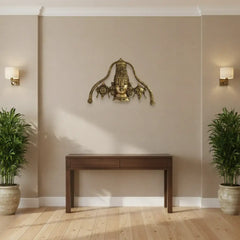 Grand Brass Lord Venkateswara - Tirupati Balaji Face Wall Hanging Brass Ware