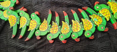 Traditional Wooden Parrot Wall Décor Wooden Lacquerware