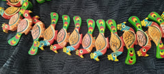 Decorative Wooden Peacock Hanging – Traditional Art Piece
